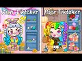 Poor Tiktoker But Popular vs Rick Tiktoker But Unpopular | Sad Story | Avatar World | Pazu Games