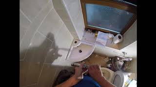 corner sink fitting