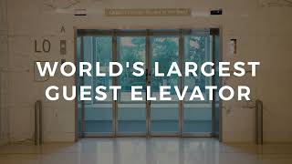 The World’s Largest Elevator at the Jio World Centre