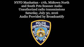 NYPD Midtown Scanner Audio Unauthorized radio transmissions