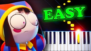 The Amazing Digital Circus Theme - EASY Piano Tutorial