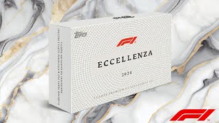 ANOTHER NEW F1 RELEASE! Opening a 2024 Topps Formula 1 Eccellenza Hobby Box!