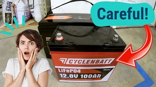 DO NOT Leave LiFePO4 Batteries Unattended or This Might Happen! – Cyclenbatt 12V Mini