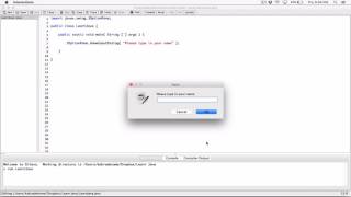 61. Dialog boxes: JOptionPane.showInputDialog() - Learn Java