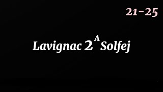 Lavignac 2A (21-25) 70 BPM