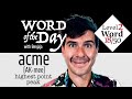 acme ak mee word of the day 68 500