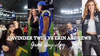 Cavinder Twins | Erin Andrews vs Cavinder Game Day Vlog: Bears Game, Cowboys Last Home Game