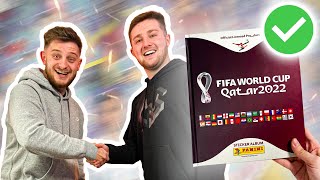 I SWAPPED to *COMPLETE* my PANINI WORLD CUP 2022 STICKER ALBUM!! (100% COMPLETED!!)