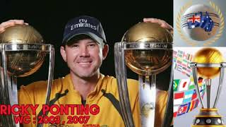 ICC Cricket World Cup Winning Captains List | 2023 Cricket World Cup | All ICC W