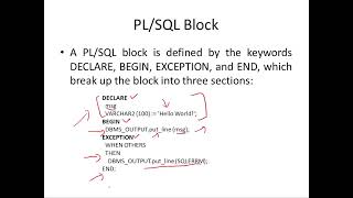 Pl/SQL Session 1 - Introduction , Anonymous block, Procedures, Conditional and Case Statements