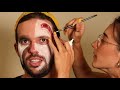 GIRLFRIEND vs BEST FRIEND Halloween Makeup Challenge!!