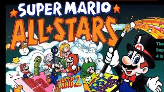 Super Mario All-Stars (SNES) Mario 1 2 3 Full Games - Mike Matei Live