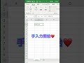 excel_ショートカットキー紹介① ★ 日付 時刻の設定方法