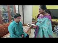 Diwali celebration with wife uma