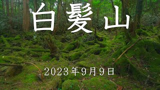 【登山】白髪山　2023年9月9日（高知県）【登山　高知】【登山　四国】