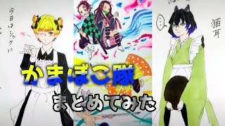 【鬼滅の刃 tiktok イラスト 絵】 かまぼこ隊をまとめてみた・かわいい系多め【面白】【炭治郎】【善逸】【伊之助】【ねずこ】