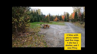 North Maine Woods Campsite Tour of Clear Lake Campsite #NorthMaineWoods