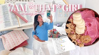 7AM ‘THAT GIRL’ MORNING ROUTINE || 2025 healthy habits, self care, workout, productive & more!!