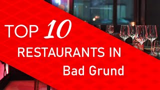 Top 10 best Restaurants in Bad Grund, Germany