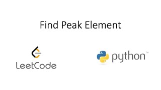 Leetcode - Find Peak Element (Python)