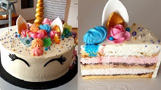 Tort unicorn de la A la Z cu cremă de căpșuni. Rețetă de bezele.