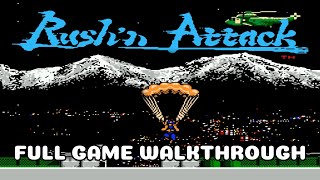 【Rush'n Attack】Full Game Walkthrough【NES/4K】