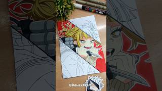 Toga Himiko / Drawing 【イラストメイキング】 #メイキング #アナログ #創作