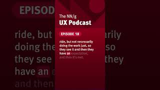 "How to present UX work in a compelling way" - explained by David Glazier on the NN/g UX podcast #ux