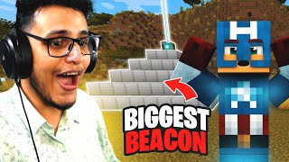 I Built The Biggest Beacon in My Minecraft World