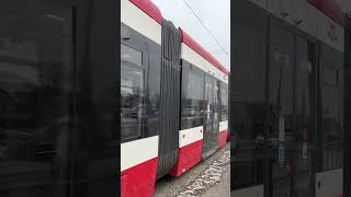 Toronto Streetcar Departing Long Branch Loop 1/15/2025