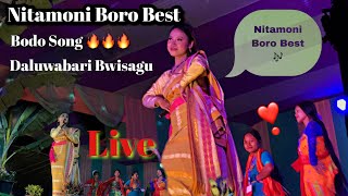 Nitamoni Best Bodo Song Live Perform || At Daluwabari