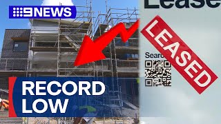 Sydney’s rental vacancies fall to record low | 9 News Australia