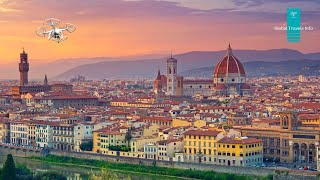 Florence - Breathtaking Aerial Views of Italy's Timeless Artistic Capital