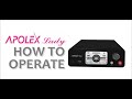 How to operate/APOLEX RADY