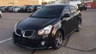 Pre-Owned 2009 Pontiac Vibe GT 2.4L 5-Door Hatchback Automatic Black Oshawa ON Stock#180381A