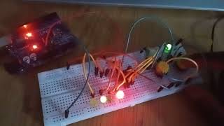 Push button Binary Counter using 74LS93