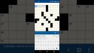 Solving the Joseph Crossword ★ 11/19/2021 (Friday puzzle)