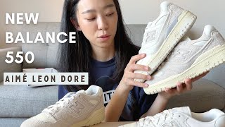 開箱 2022 Aimé Leon Dore x New Balance 550 | 紐約SoHo熱門鞋款 | NB550 小白鞋推薦 | BB550AC1 BB550AM1