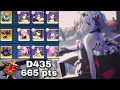 [Honkai Impact 3] Ex-Abyss Red Lotus (D435) - Vill-V (Bleed) 665 pts - SI HS(S0) LK Dudu 3*