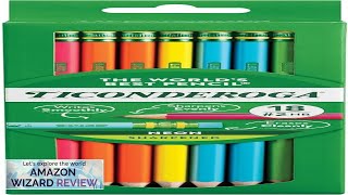 Ticonderoga Wood-Cased Pencils Pre-Sharpened 2 HB Soft Neon Colors 18 Review