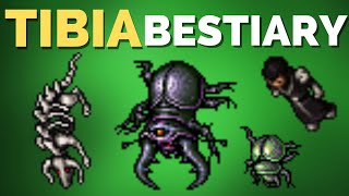 TIBIA BESTIARY Ancient Scarab, Bonebeast, Scarab, Necromancer - Ankrahmun