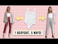 1 Bodysuit, 5 Ways | How To Style