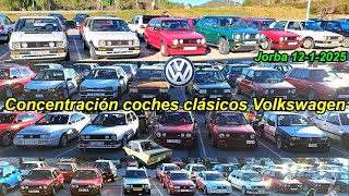 ⛽️Concentración coches clásicos Volkswagen en Jorba. Cars and coffee VW. #vwgolfgti