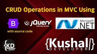 CRUD Operations in MVC Using ASP.NET MVC, jQuery, and Bootstrap Modal Popup