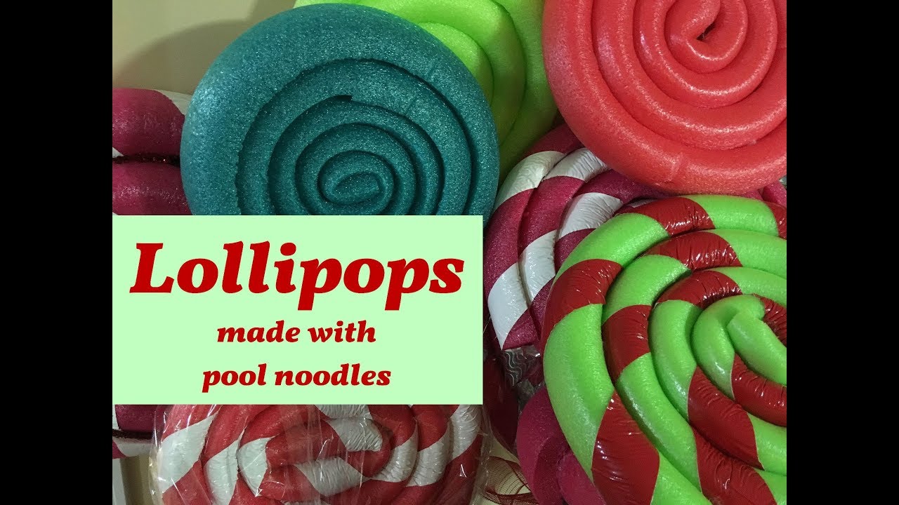 DIY Lollipops Yard Decoration (or Indoors) - YouTube