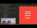 ASMR Coding|Transforming Menu Icon| HTML CSS JS| No Talking
