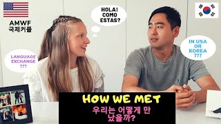 [ENG SUB] 국제커플 / How We Met / Our Love Story / AMWF / Life in Korea / International Couple