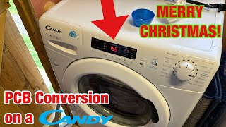 Candy Smart CS1482DE washing machine || Converting the PCB to a candy CVS1492D3