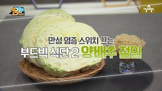 ▶양배추,소금,물◀ 준비물 끝! 유산균 덩어리 *양배추 절임* 레시피 | 나는 몸신이다 288 회