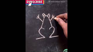 How To Draw a Frog 🐸 Very Very Easy Kids | Frog Drawing | #frog | #easydrawing | #shorts 👍